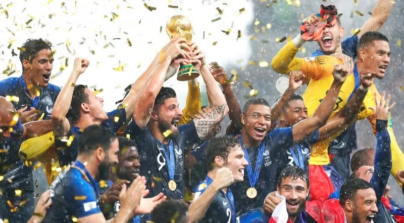 doi bong nao vo dich world cup nhieu nhat
